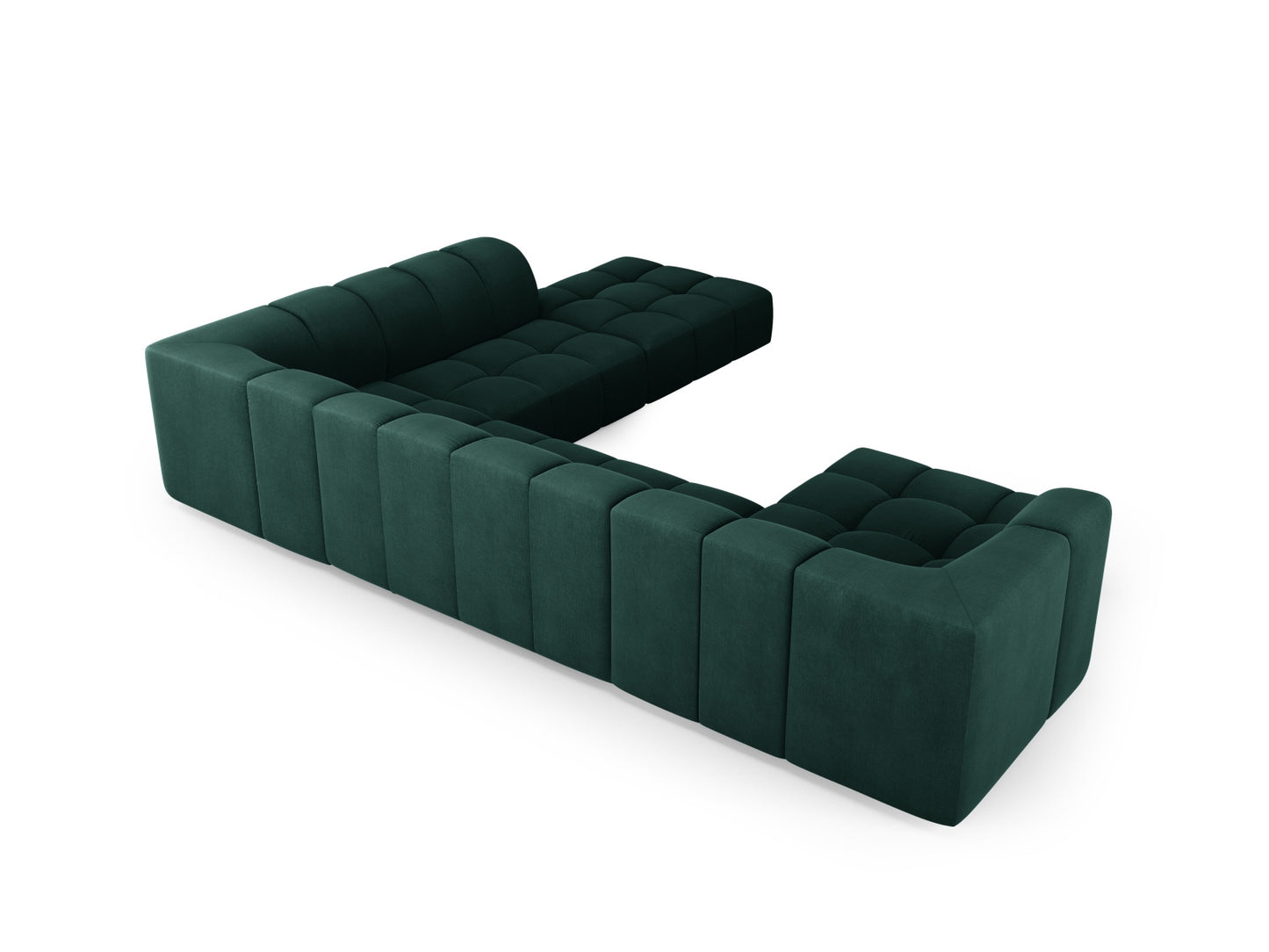 Moritz Panoramic Corner Sofa - Left/Right (7 Seats, 329x276x70) - Rebel Chenille - Gallery image 6
