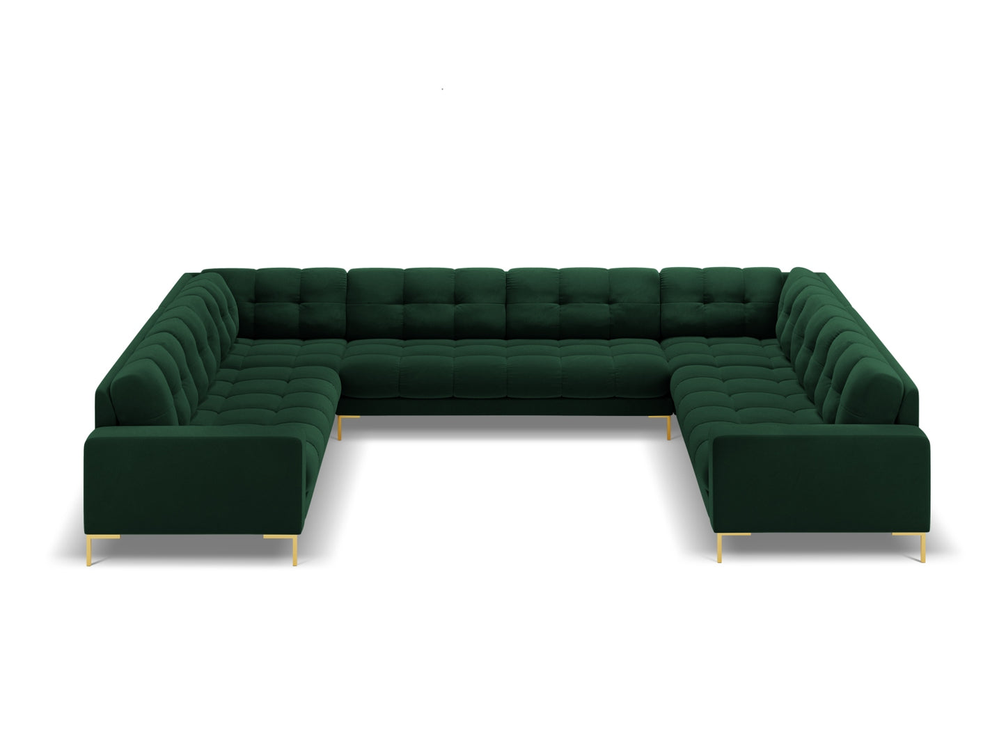 Bali Panoramic Sofa (9 Seats, 327x256x75) - Velvet - Gallery image 6