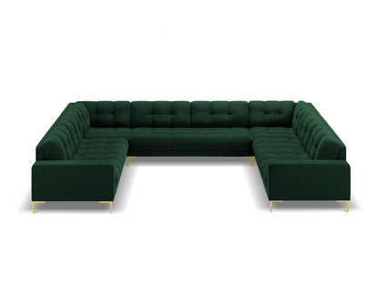 Bali Panoramic Sofa (9 Seats, 327x256x75) - Velvet - Gallery image 6