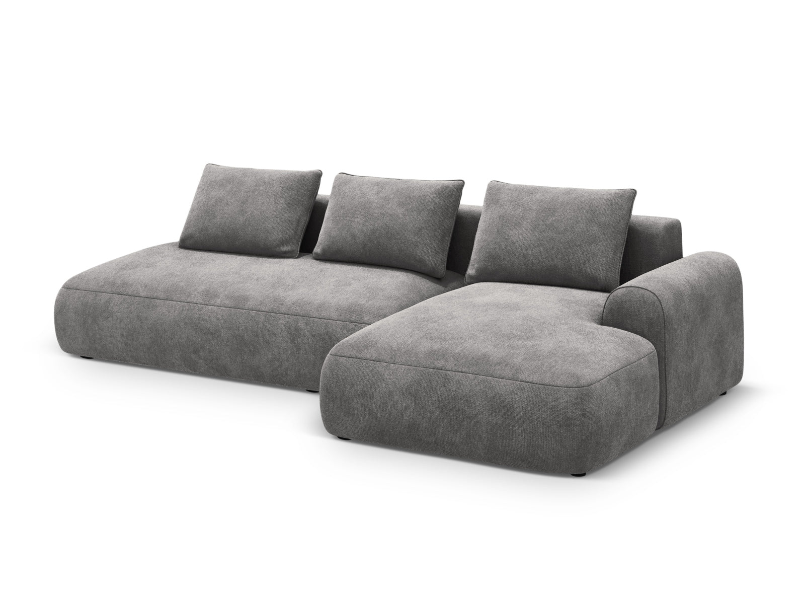 Calma Corner Sofa With Bed Function And Box (5 Seats, 275x142x84) - Velvet - Gallery image 8