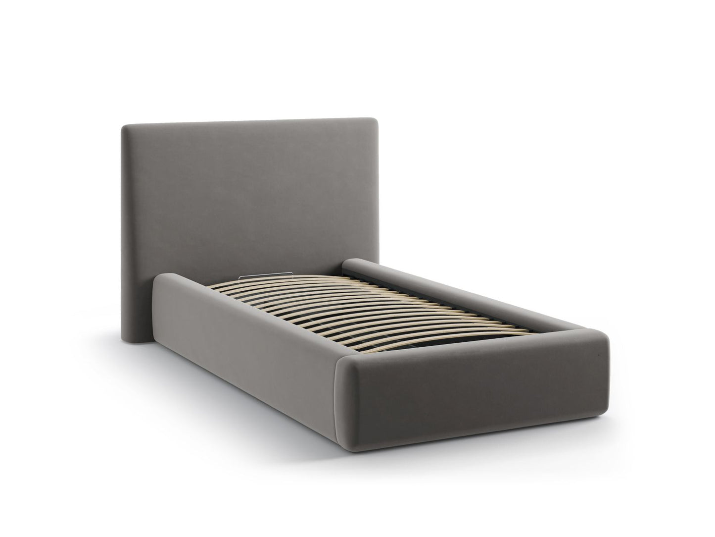 Asti Storage Bed with Headboard (90x200) - Velvet - Velvet - Gallery image 8