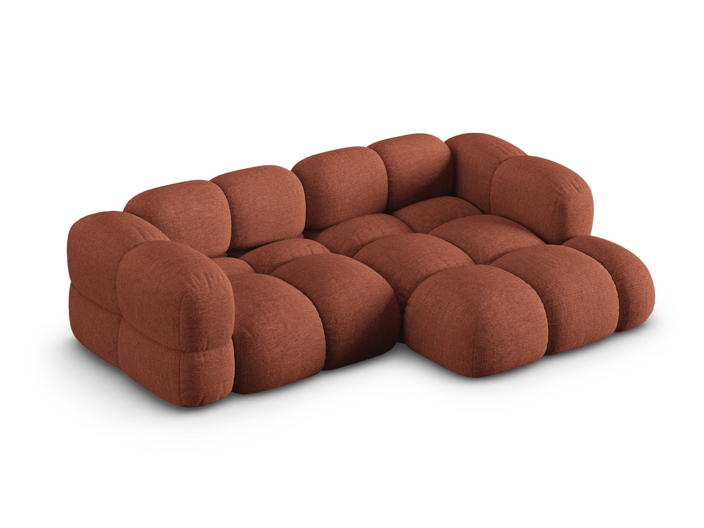 Loretto Corner Sofa - Left/Right (3 Seats, 147x250x68) - Sorella Structured Fabric - Gallery image 6