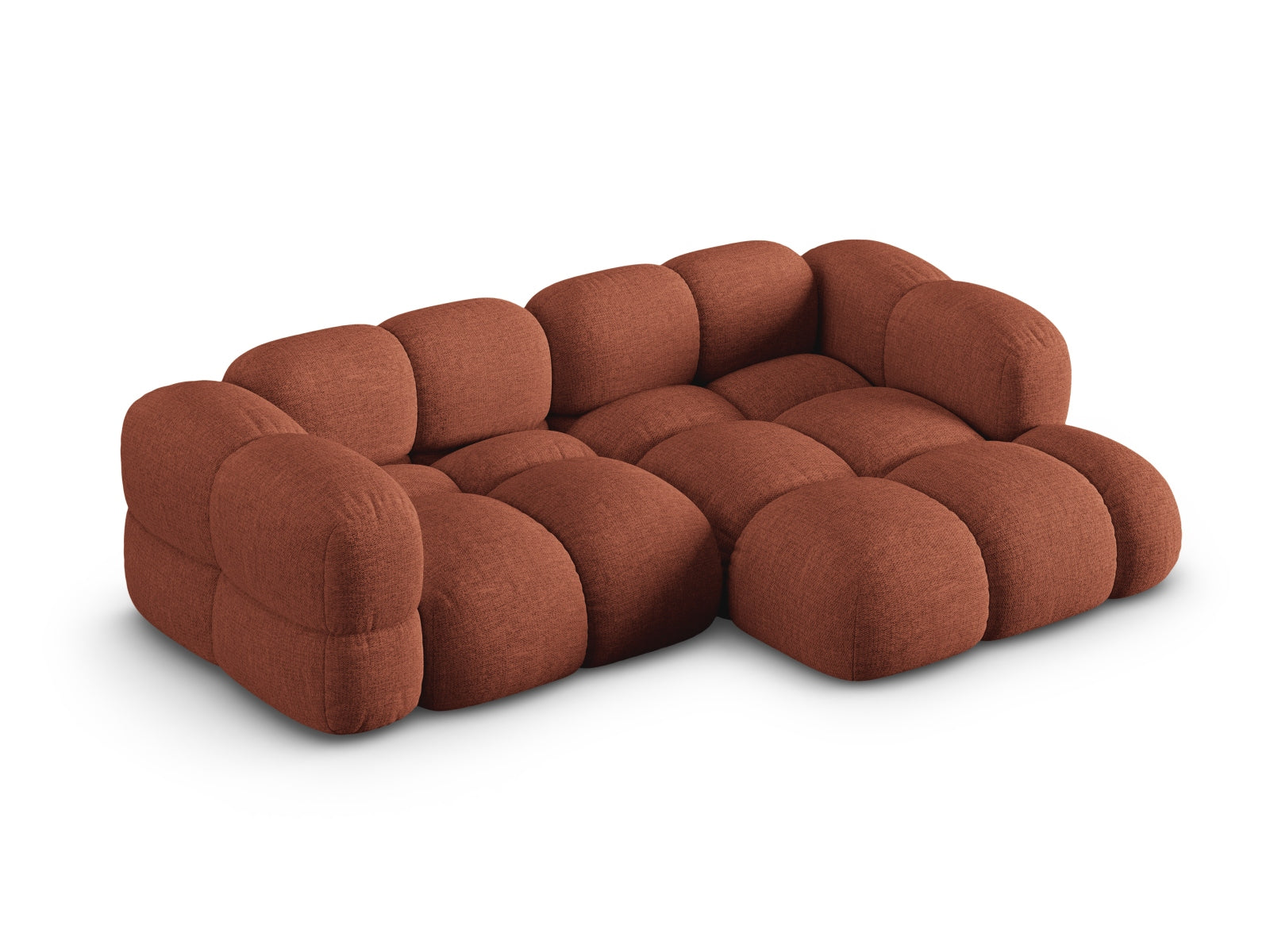 Loretto Corner Sofa - Left/Right (3 Seats, 147x250x68) - Sorella Structured Fabric - Gallery image 6