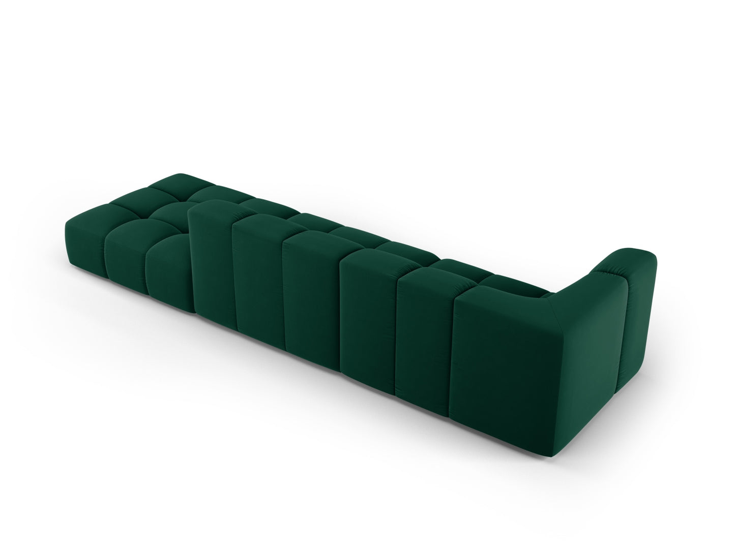 Moritz Left/Right Modular Sofa (4 Seats, 293x96x70) - Bluvel Velvet - Gallery image 6