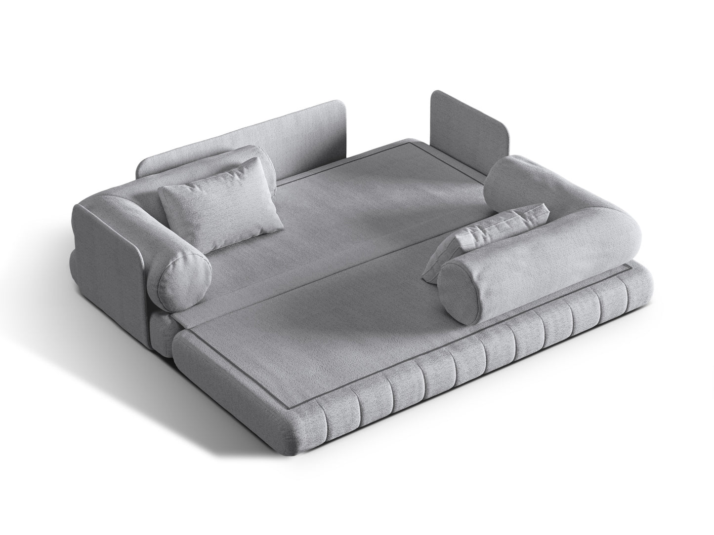 Kemi Sofa With Bed Function (3 Seats, 206x95x70) - CORAL Boucle - Gallery image 6