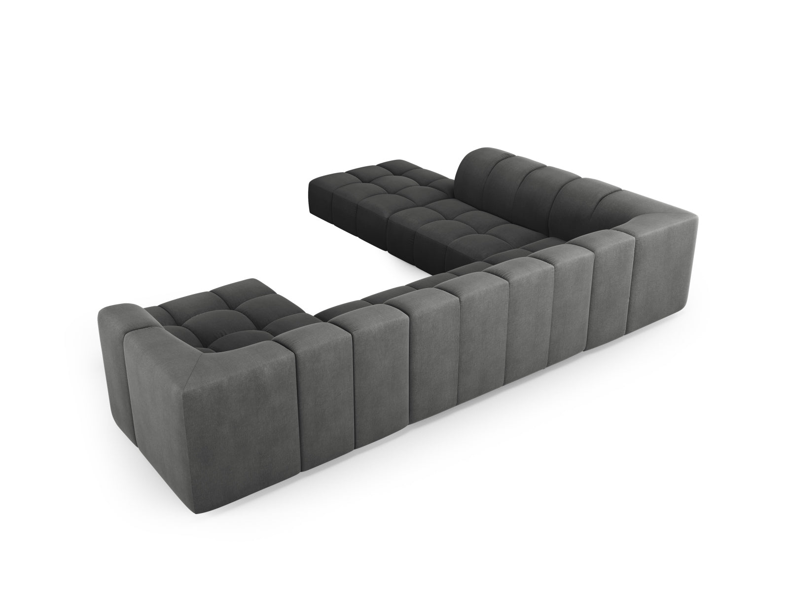 Moritz Panoramic Corner Sofa - Left/Right (7 Seats, 329x276x70) - Rebel Chenille - Gallery image 7
