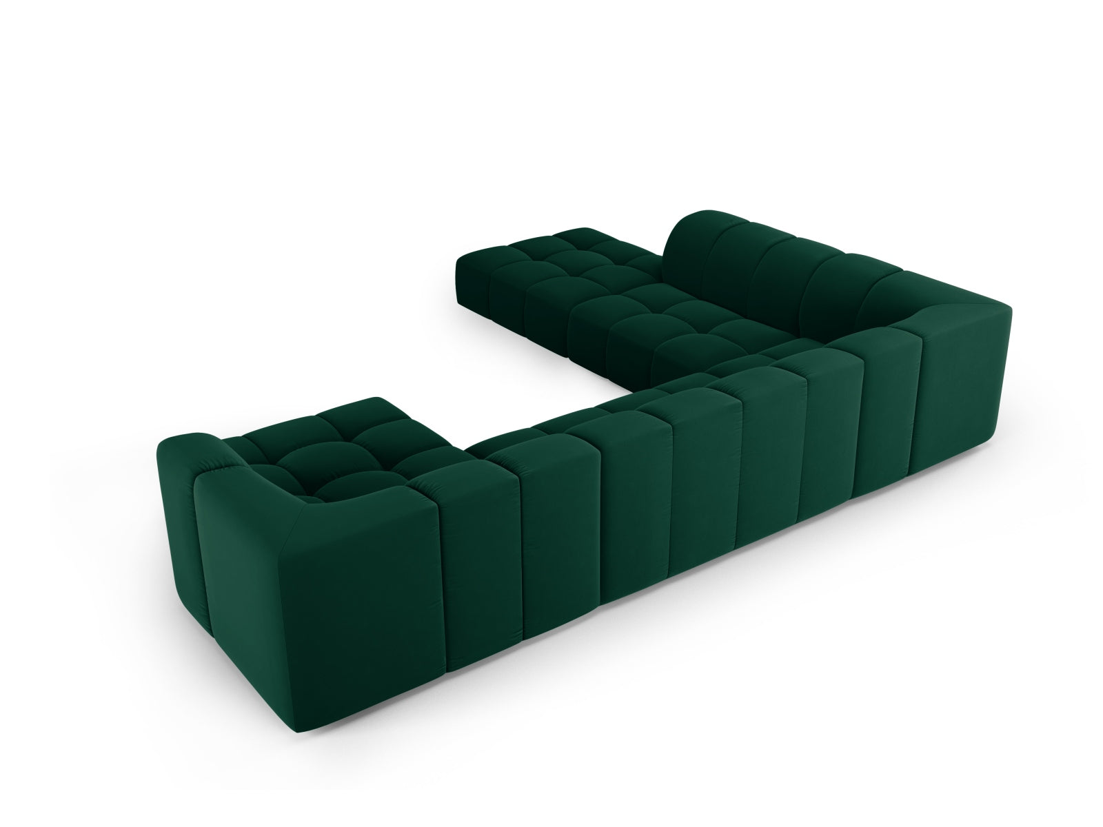Moritz Panoramic Corner Sofa - Left/Right (7 Seats, 329x276x70) - Bluvel Velvet - Gallery image 5