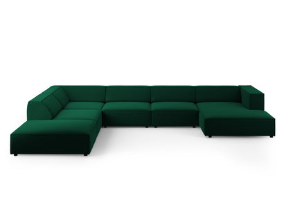 Arendal Panoramic Corner Sofa Velvet (7 Seaters)