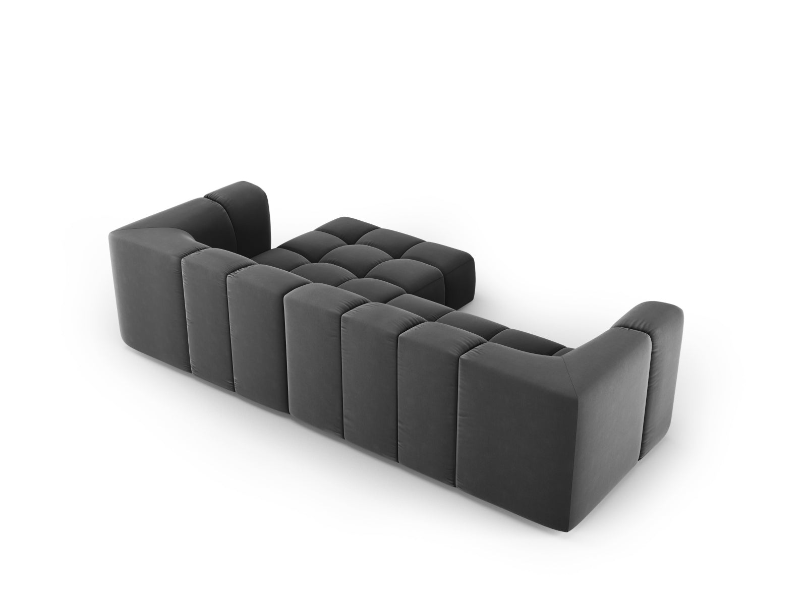 Moritz Corner Sofa - Left/Right (3 Seats, 256x160x70) - Bluvel Velvet - Gallery image 8