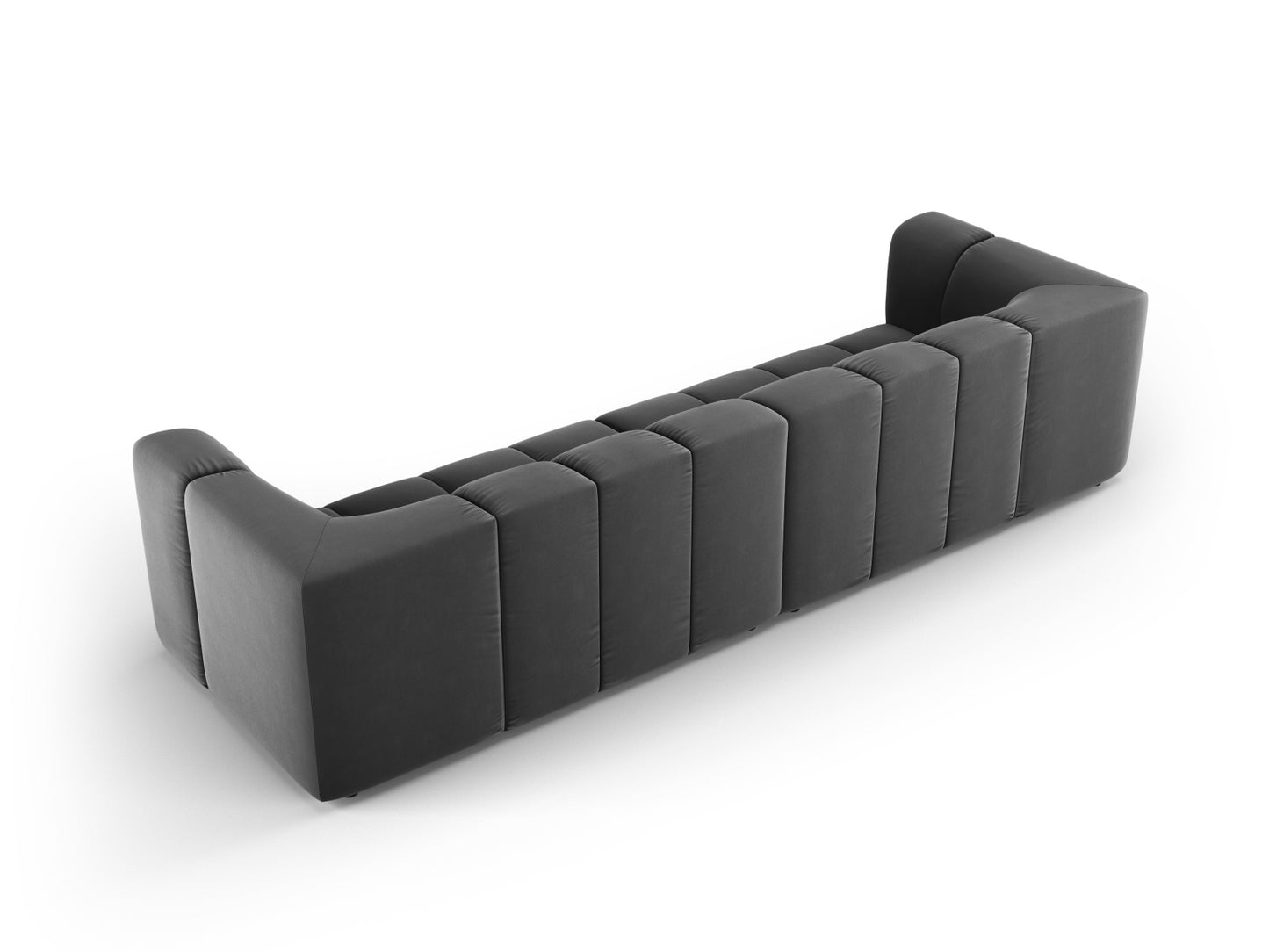 Moritz 4-Seater Sofa (4 Seats, 286x96x70) - Bluvel Velvet - Gallery image 4