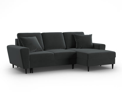 Kyoto Corner Sofa With Bed Function And Box (4 Seats, 241x145x88) - Left/Right - Riviera Velvet - Gallery image 8