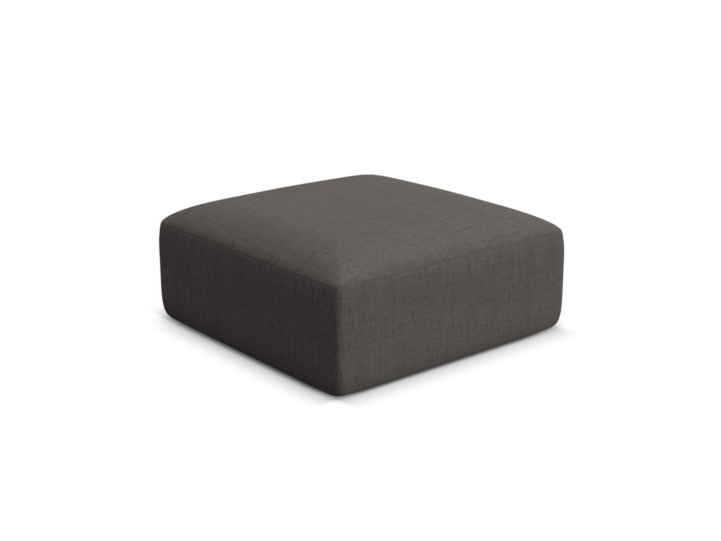 Campi Pouf (1 Seat, 90x90x40) - Structured Fabric - Gallery image 6