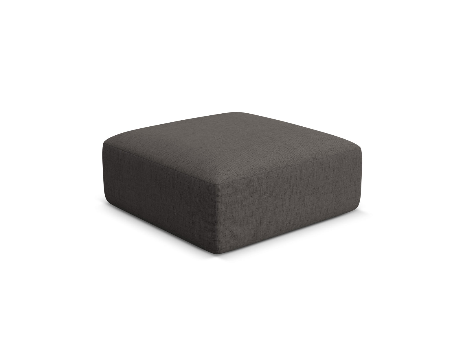 Campi Pouf (1 Seat, 90x90x40) - Structured Fabric - Gallery image 6