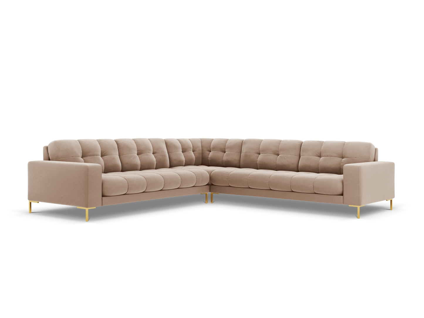 Bali Symmetrical Corner Sofa (6 Seats, 256x256x75) - Velvet - Gallery image 2