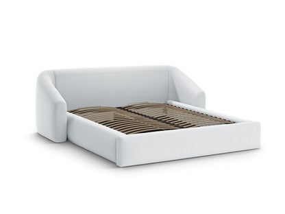 Campi Storage Bed With Headboard - Structured Fabric - Gallery image 5