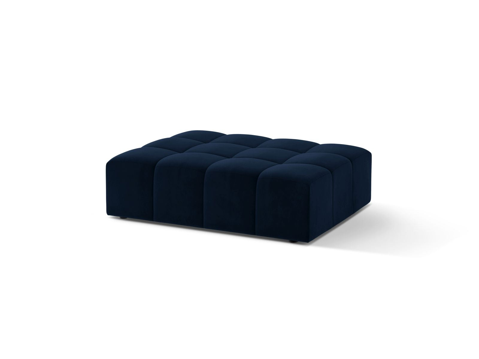 Chicago Pouf (1 Seat, 102x84x42) - Bluvel Velvet - Gallery image 7