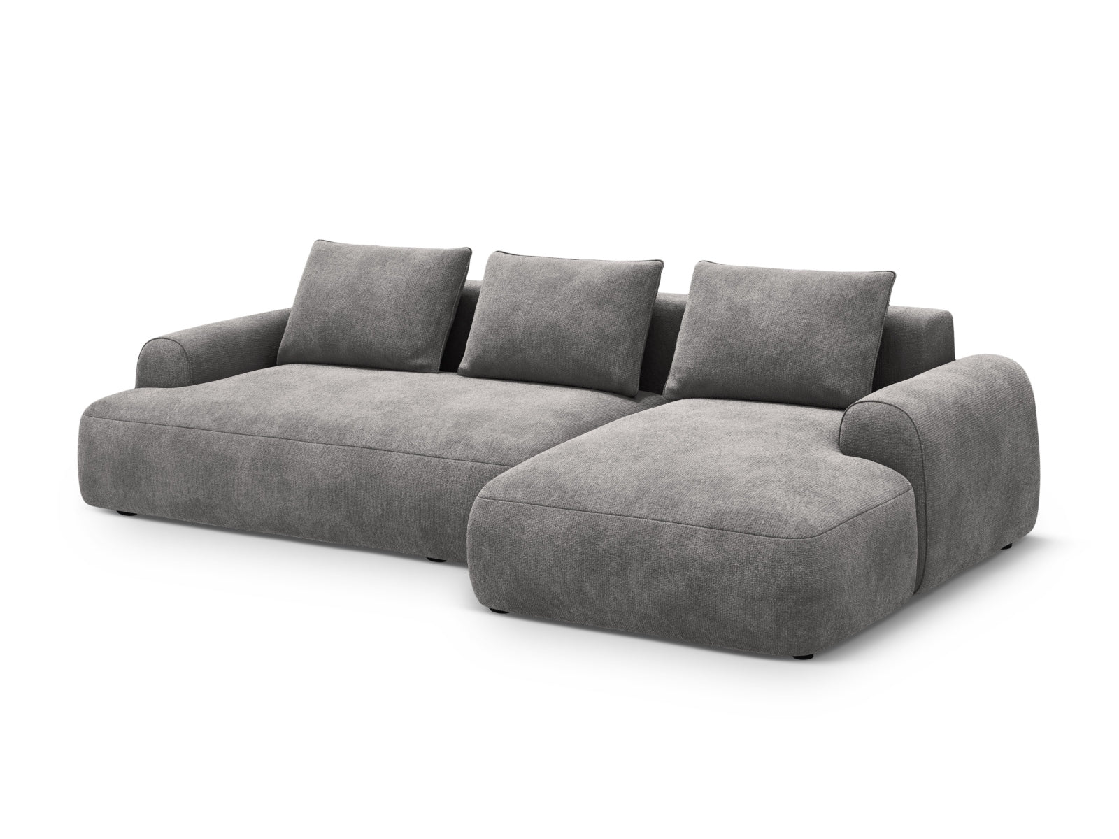 Calma Corner Sofa With Bed Function And Box (3 Seats, 275x142x84) - Velvet - Gallery image 8