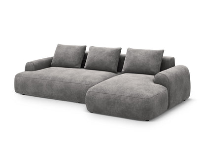 Calma Corner Sofa With Bed Function And Box (3 Seats, 275x142x84) - Velvet - Gallery image 8