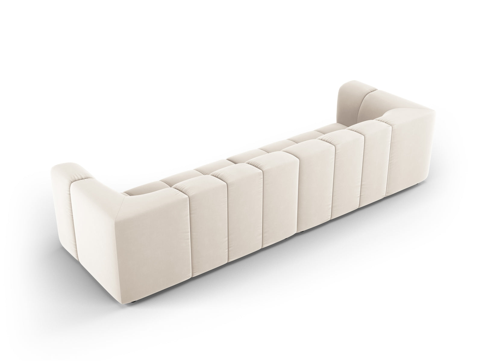Moritz 4-Seater Sofa (4 Seats, 286x96x70) - Bluvel Velvet - Gallery image 5
