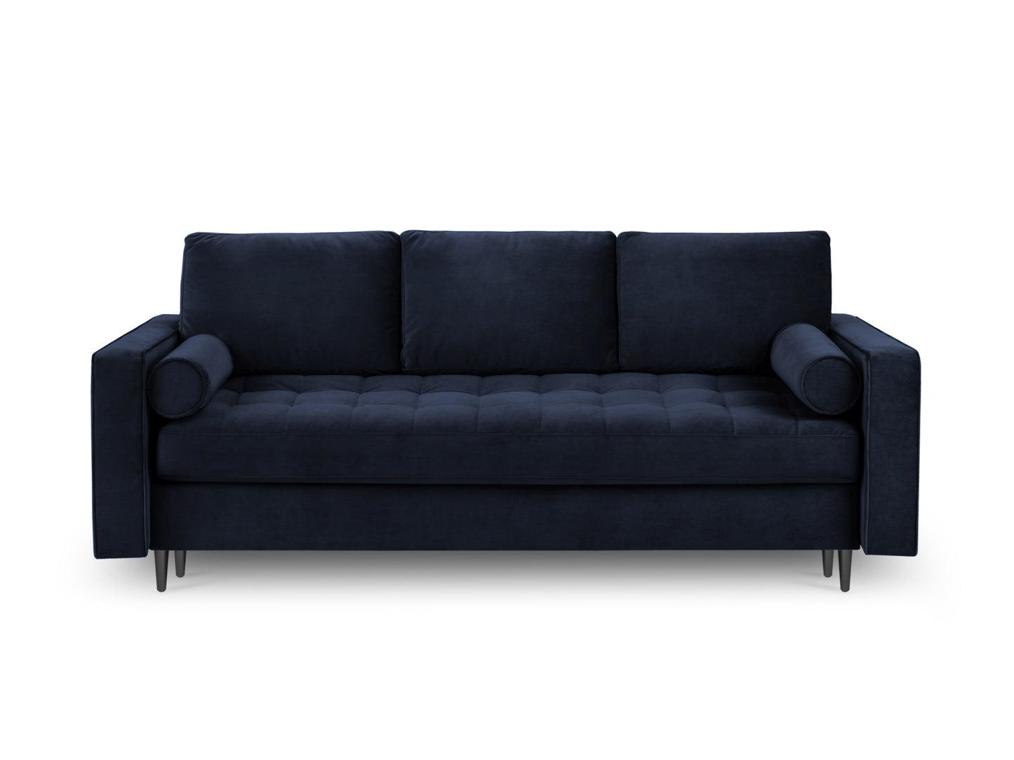Aspen Sofa with Bed Function and Box (3 Seaters) - Velvet - Velvet - Gallery image 4