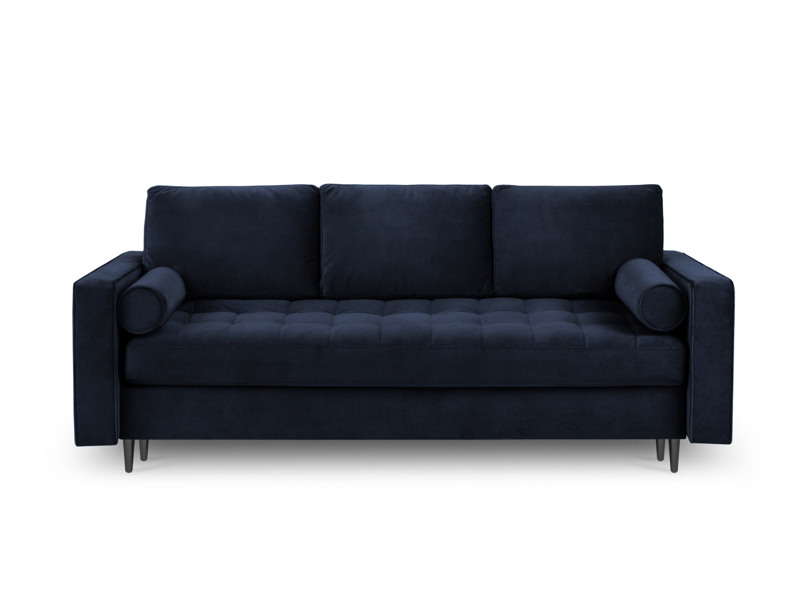 Aspen Sofa with Bed Function and Box (3 Seaters) - Velvet - Velvet - Gallery image 4