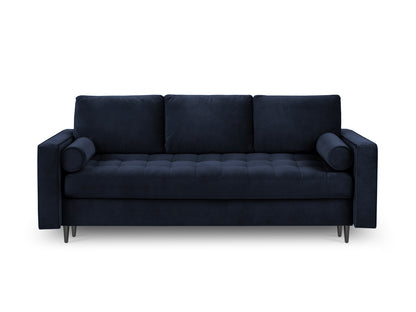 Aspen Sofa with Bed Function and Box (3 Seaters) - Velvet - Velvet - Gallery image 4