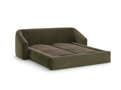 Campi Storage Bed With Headboard - Velvet - Gallery image 3