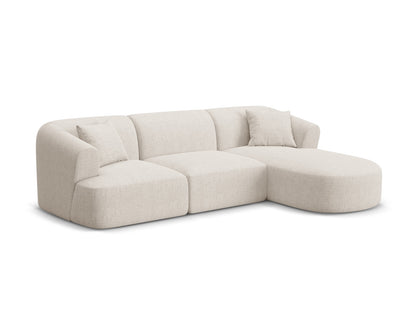 Campi Modular Corner Sofa (4 Seats, 256x156x70) - Structured Fabric - Gallery image 1