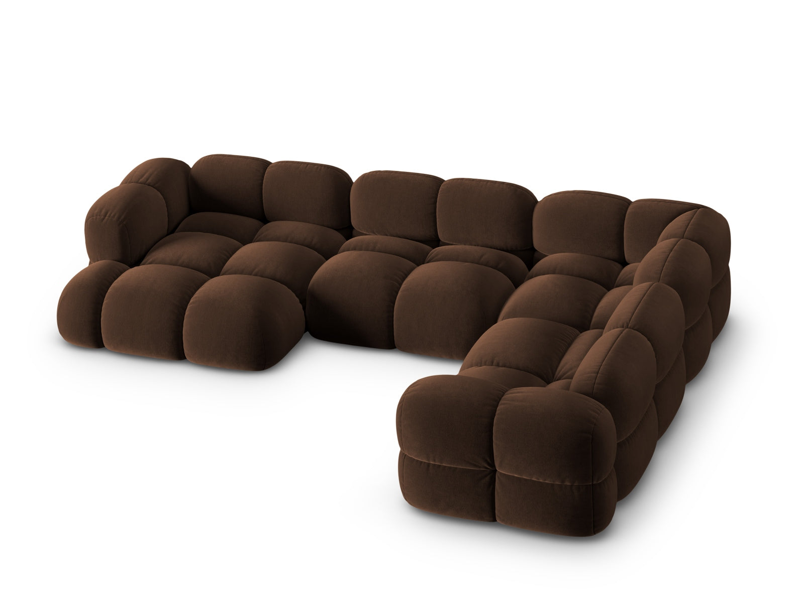 Loretto Panoramic Corner Sofa - Left/Right (5 Seats, 250x345x68) - Vogue Velvet - Gallery image 2