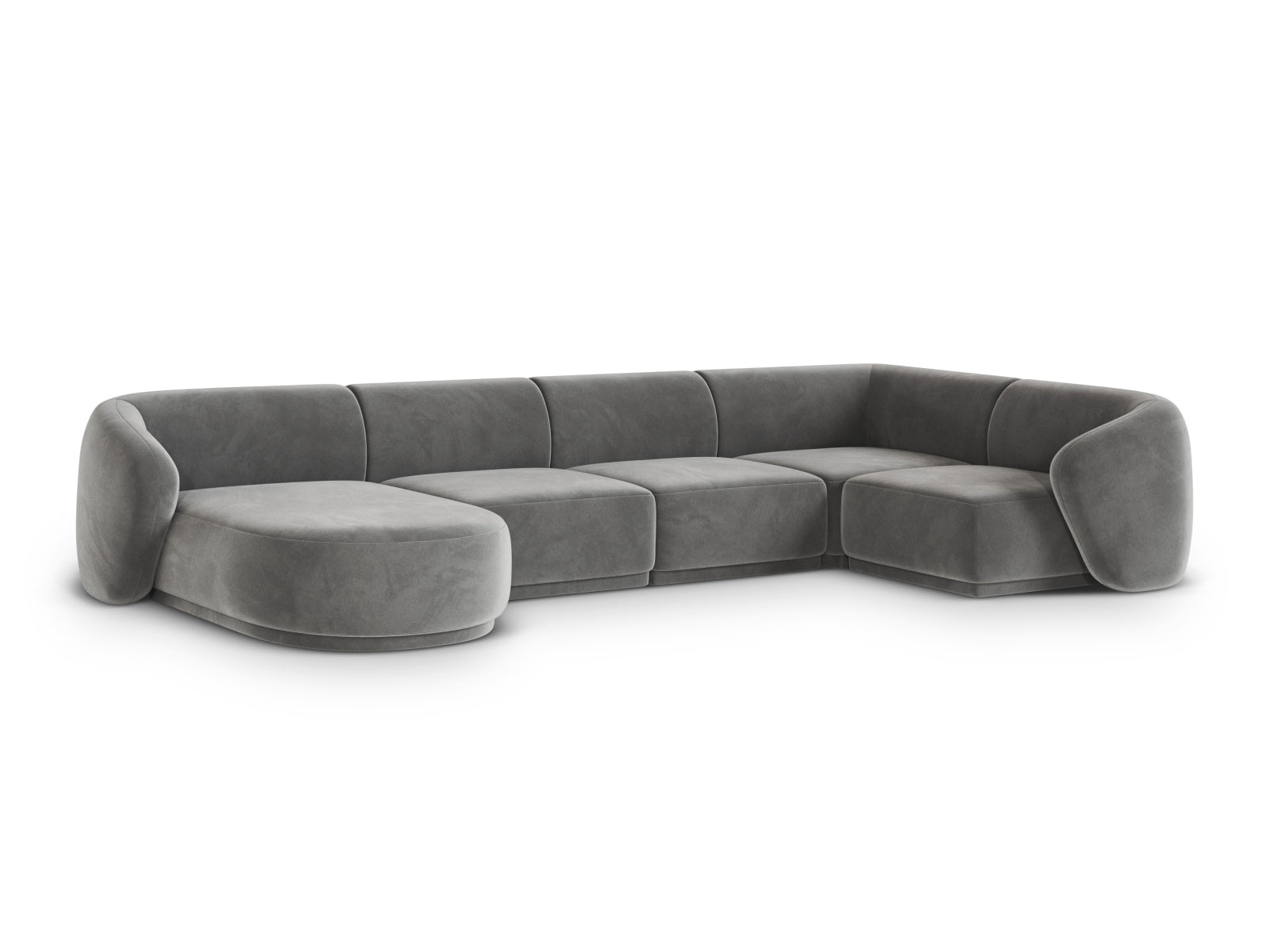 Gomera Panoramic Corner Sofa (6 Seats, 336x166x74) - Salvador Velvet - Gallery image 8