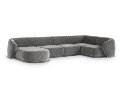 Gomera Panoramic Corner Sofa (6 Seats, 336x166x74) - Salvador Velvet - Gallery image 8