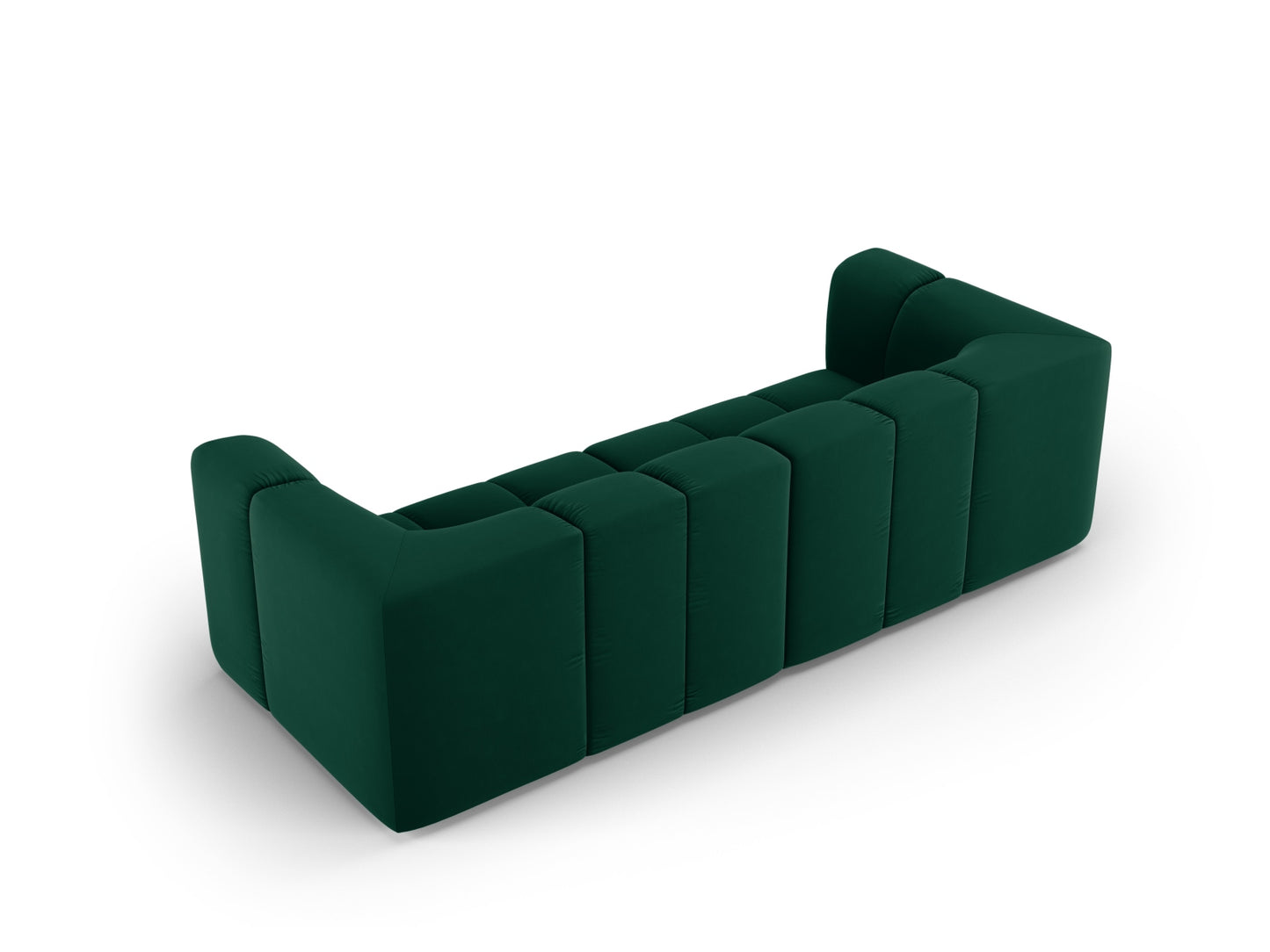 Moritz 3-Seater Sofa (3 Seats, 226x96x70) - Bluvel Velvet - Gallery image 3
