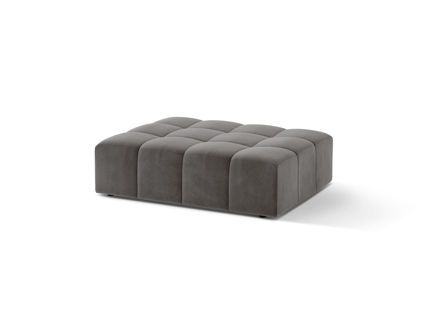Chicago Pouf (1 Seat, 102x84x42) - Bluvel Velvet - Gallery image 6
