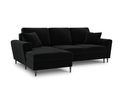 Kyoto Corner Sofa With Bed Function And Box (4 Seats, 241x145x88) - Left/Right - Riviera Velvet