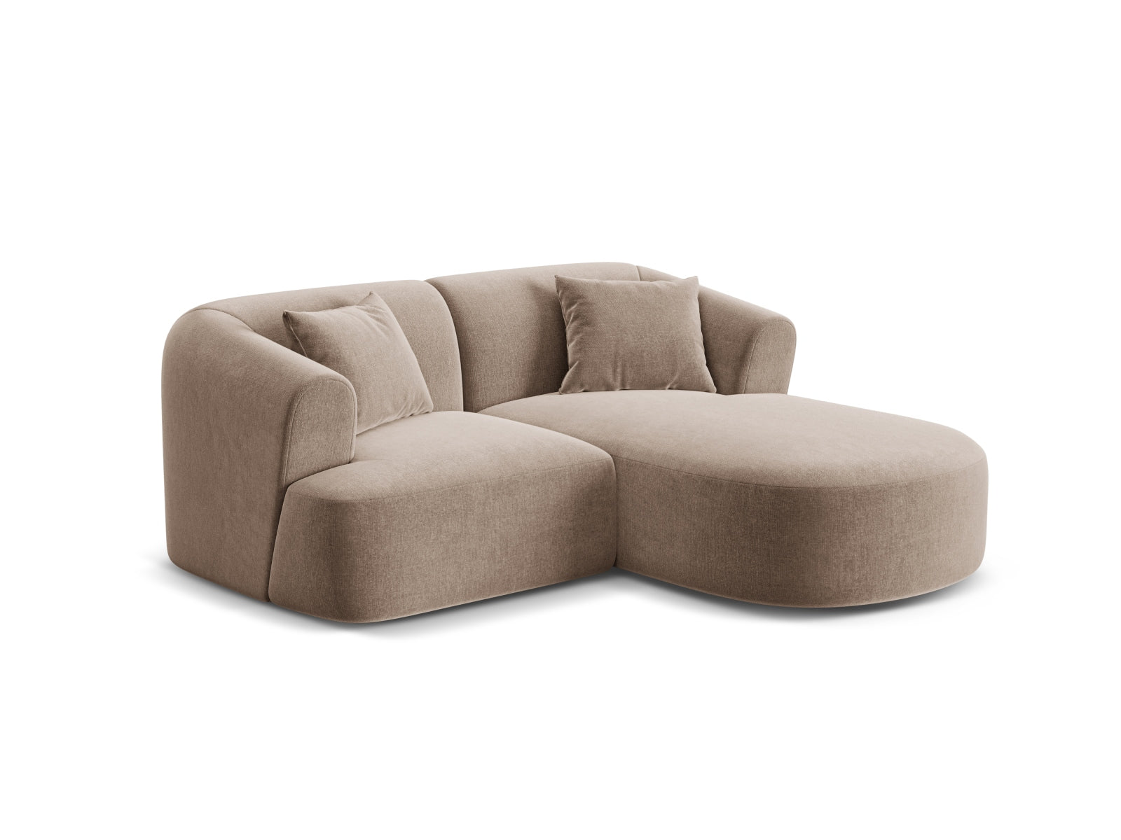 Campi Modular Corner Sofa (3 Seats, 180x156x70) - Velvet - Gallery image 3