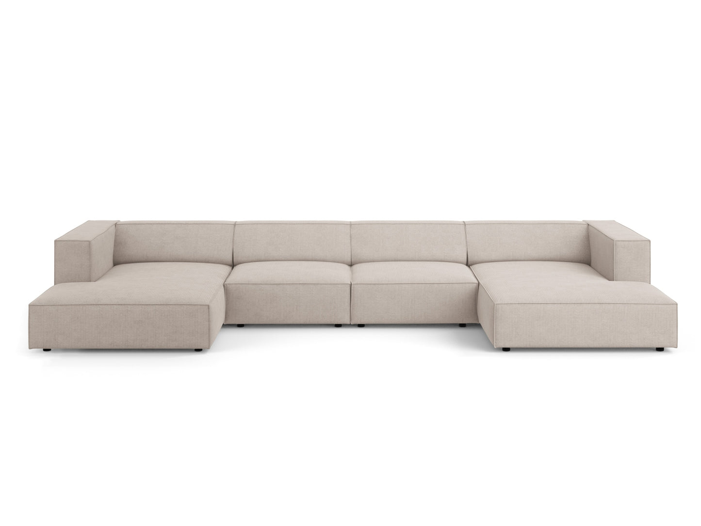 Arendal Panoramic Sofa Chenille with corduroy effect(6 Seaters)