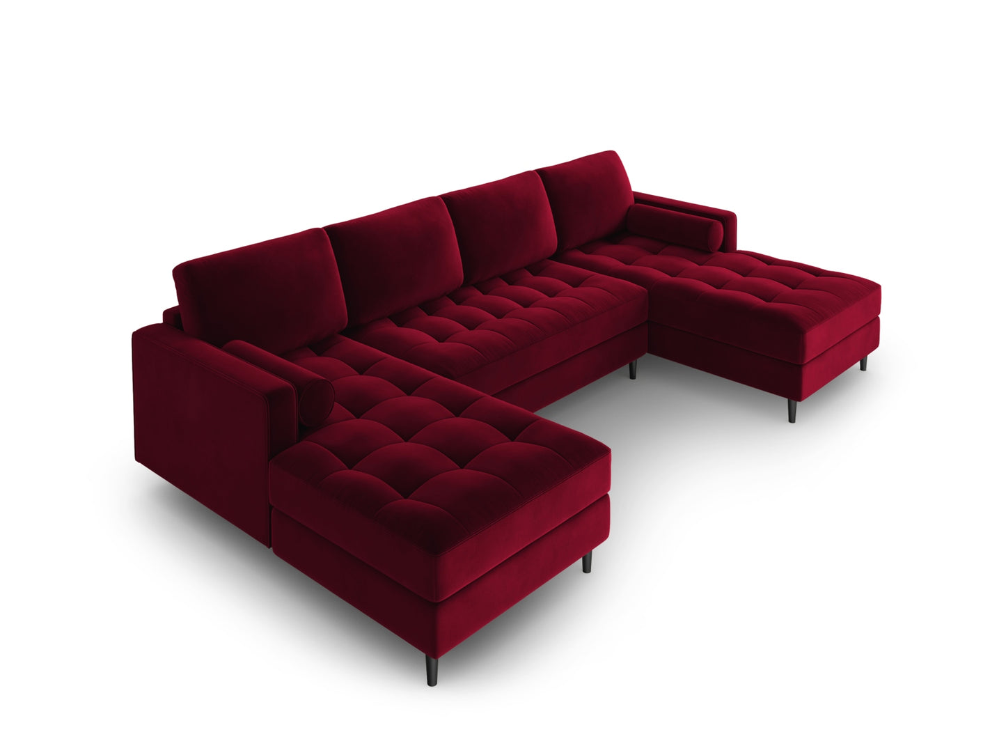 Aspen Panoramic Sofa (6 Seaters) - Velvet - Velvet - Gallery image 7