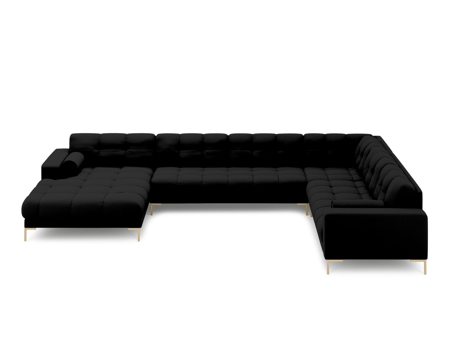 Bali Panoramic Corner Sofa (7 Seats, 327x256x75) - Structured Fabric - Gallery image 8