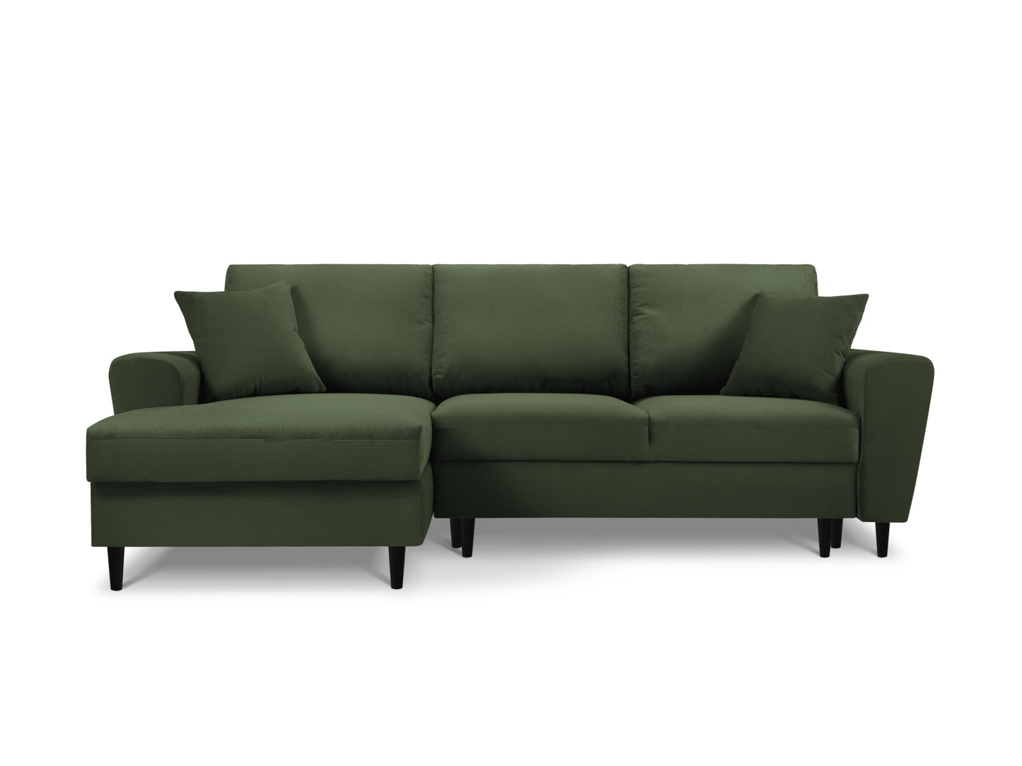 Kyoto Corner Sofa With Bed Function And Box (4 Seats, 241x145x88) - Left/Right - Fjord Corduroy - Gallery image 5