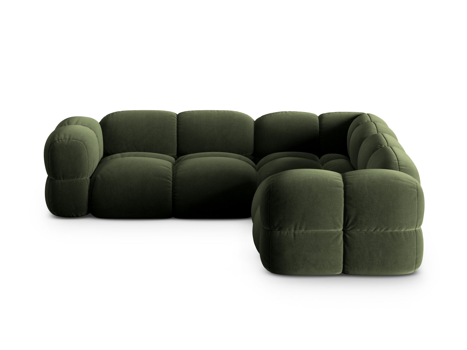 Loretto Symmetrical Corner Sofa (4 Seats, 250x250x68) - Vogue Velvet - Gallery image 4