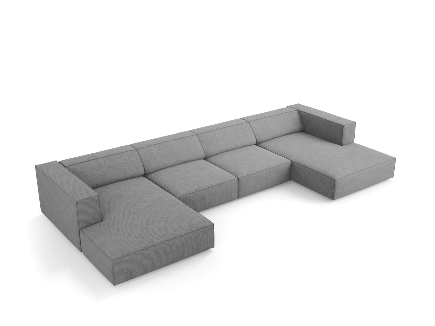 Arendal Panoramic Sofa (6 Seaters) - Chenille with corduroy effect - Gallery image 5