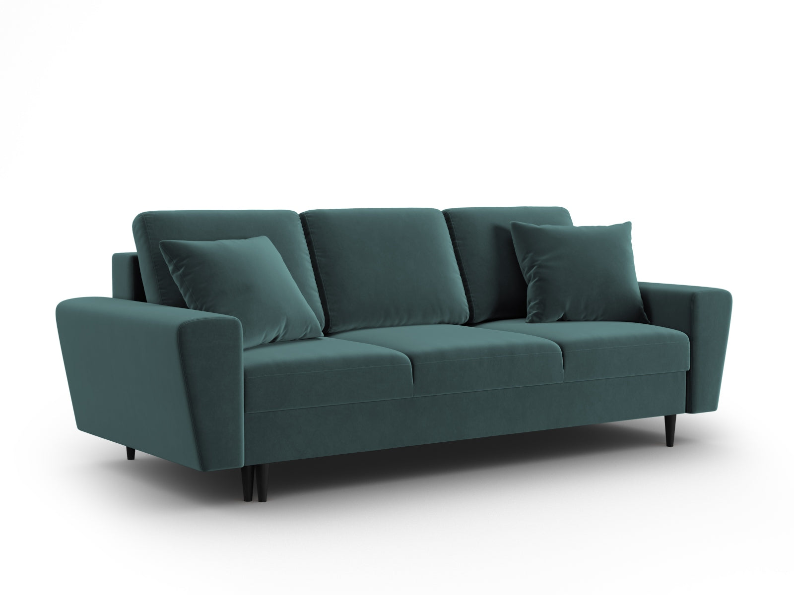 Kyoto Sofa With Bed Function And Box (3 Seats, 235x100x88) - Riviera Velvet - Gallery image 8