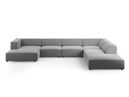 Arendal Panoramic Corner Sofa Velvet (7 Seaters)