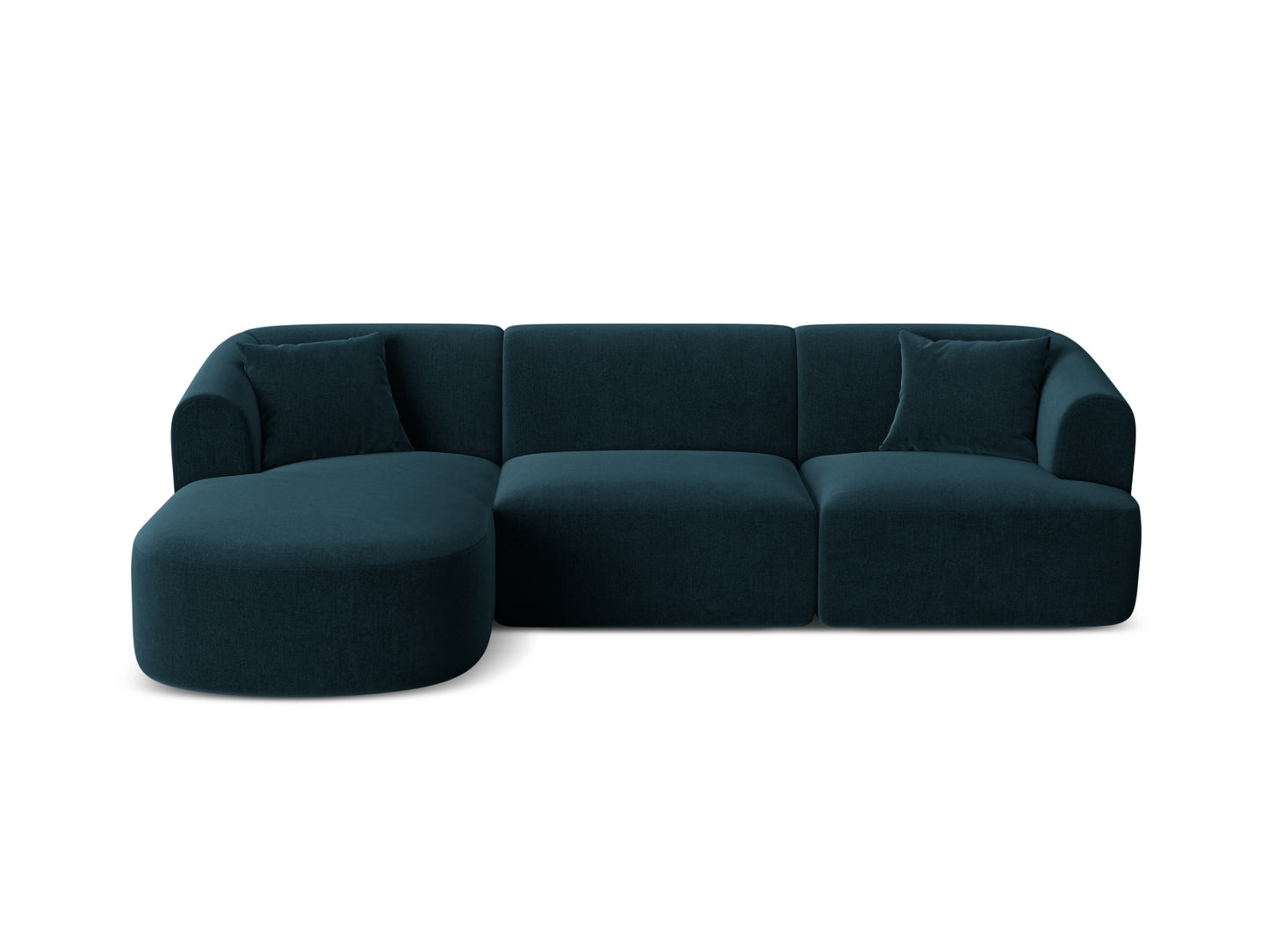 Campi Modular Corner Sofa (4 Seats, 256x156x70) - Velvet