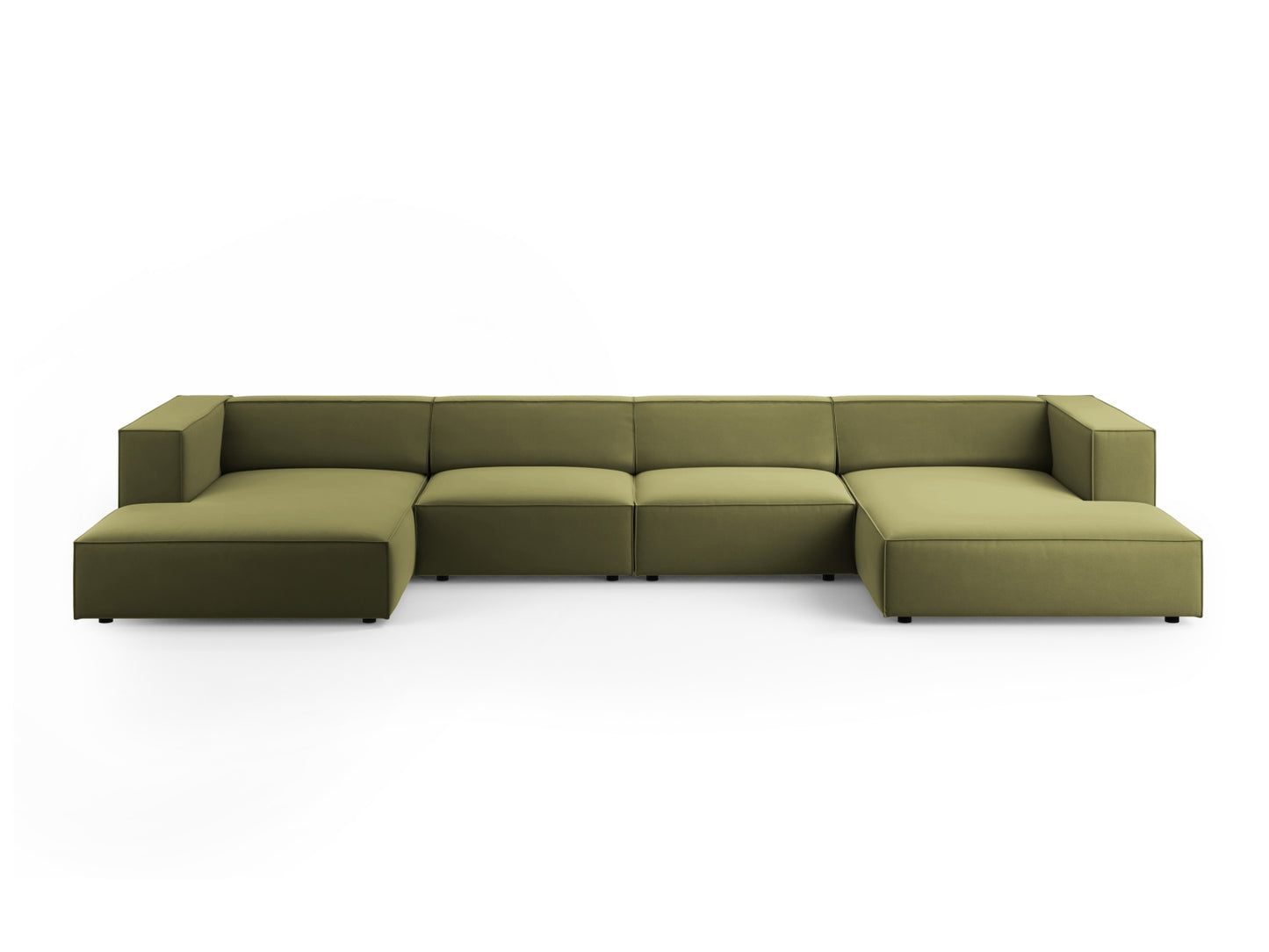 Arendal Panoramic Sofa Velvet (6 Seaters)