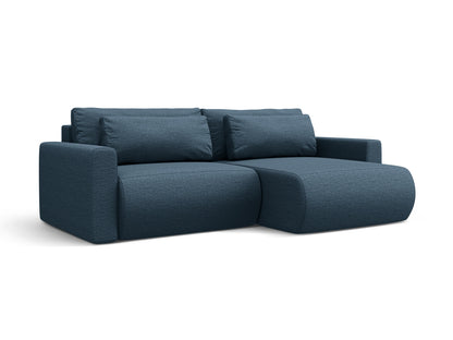 Belfast Corner Sofa With Bed Function And Box (3 Seats, 240x149x84) - Structured Fabric - Gallery image 2