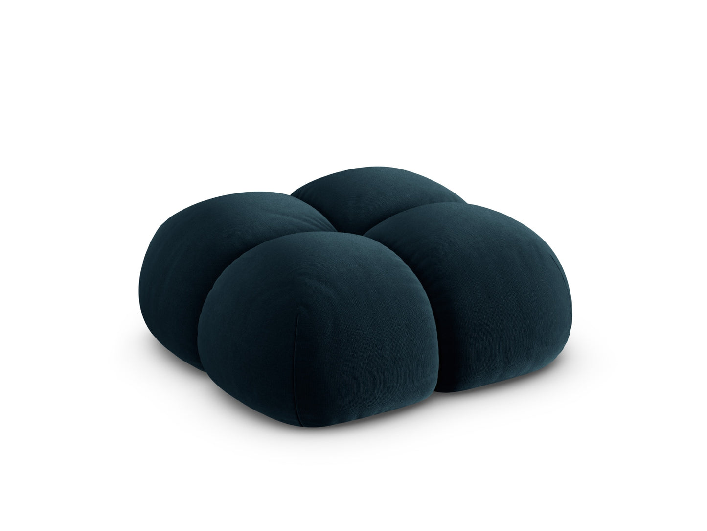 Loretto Pouf (1 Seat, 90x90x40) - Vogue Velvet - Gallery image 3
