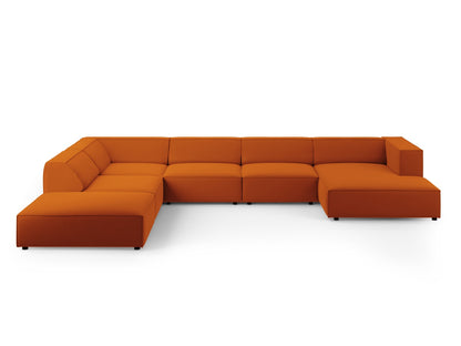 Arendal Panoramic Corner Sofa Velvet (7 Seaters)