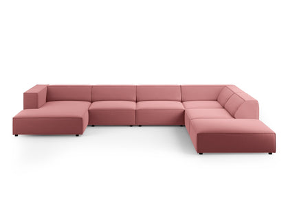 Arendal Panoramic Corner Sofa Velvet (7 Seaters)