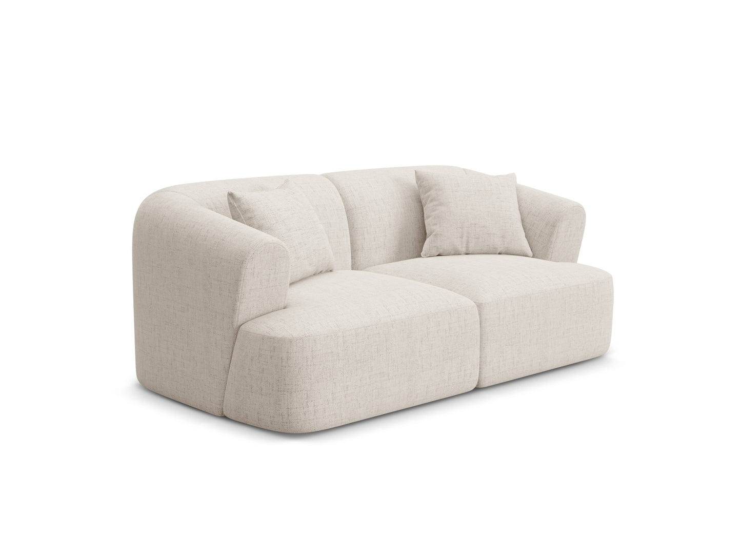 Campi Modular Sofa (2 Seats, 180x90x70) - Structured Fabric - Gallery image 1